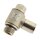 IQS Winkel Drosselrückschlagventil G 1/8“ – G 1/4“ ab- zuluftregelnd Messing