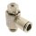 IQS Winkel Drosselrückschlagventil G 1/8“ – G 1/4“ ab- zuluftregelnd Messing