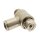 IQS Winkel Drosselrückschlagventil G 1/8“ – G 1/4“ ab- zuluftregelnd Messing