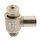 IQS Winkel Drosselrückschlagventil G 1/8“ – G 1/4“ ab- zuluftregelnd Messing