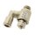 IQS gerades Drosselrückschlagventil G 1/8“ – G 1/4“ ab- zuluftregelnd Messing