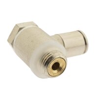 IQS Winkel-Drosselrückschlagventil M 5- G 1/8“ ab- oder zuluftregelnd MSV