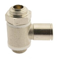 IQS Winkel-Drosselrückschlagventil M 5- G 1/8“ ab- oder zuluftregelnd MSV