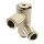 IQS Steck - Mehrfachverteiler 2 Abgänge G 1/8“ – G 1/4“ Messing vernickelt