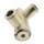 IQS Steck - Mehrfachverteiler 2 Abgänge G 1/8“ – G 1/4“ Messing vernickelt