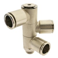 IQS L Steck - Mehrfachverteiler 3 Abgänge G-Gewinde Winkelverteiler Messing ver.