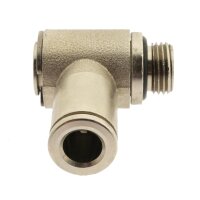 IQS Winkel Steckverschraubung mit Innensechskant M3 - G 3/8" Messing vernickelt