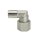 IQS Winkel Steckverschraubung m. Innengewinde G 1/8“ - G 1/4" Messing vernickelt