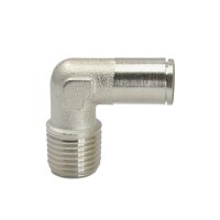 IQS L Steckverschraubung feststehendes Außengewinde  G 1/8“ - G 1/4" Messing v.