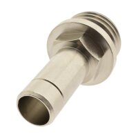 IQS Einschraubtülle mit Steckanschluss M5 - G1/2“ Messing vernickelt Standard