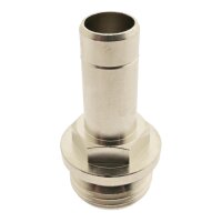 IQS Einschraubtülle mit Steckanschluss M5 - G1/2“ Messing vernickelt Standard