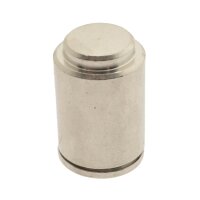 IQS Verschlusskappe Endstück für 4 – 12 mm Schlauch  Messing vernickelt Standard