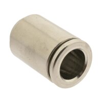 IQS Verschlusskappe Endstück für 4 – 12 mm Schlauch  Messing vernickelt Standard