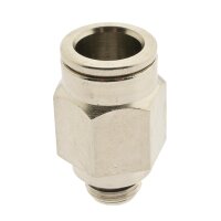 IQS gerade Steckverschraubung Messing vernickelt 3-16mm Pneumatik Verschraubung