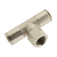 IQS T-Steckanschluss G Innengewinde Messing vernickelt...