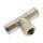 IQS T-Steckanschluss G Innengewinde Messing vernickelt 4–10mm Pneumatik Stecker