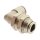 IQS Winkel – Schott - Steckanschluss Messing vernickelt 4–12mm Pneumatik Stecker