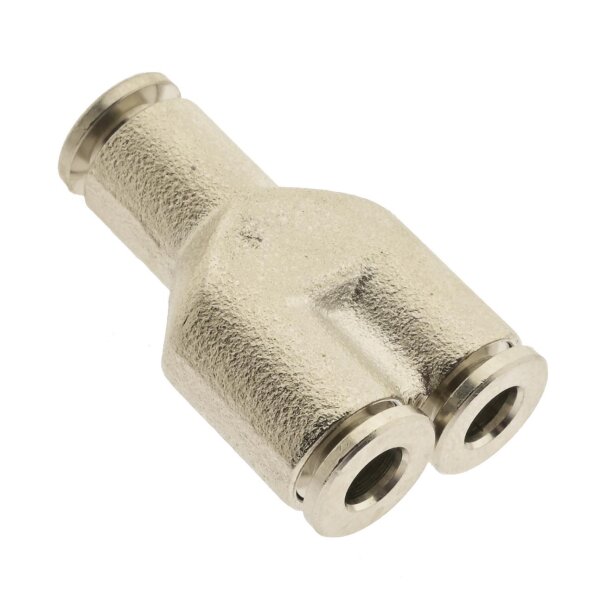 IQS Y - Steckanschluss 4 – 12 mm Messing vernickelt Standard Hochtemperatur