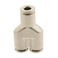 IQS Y - Steckanschluss 4 – 12 mm Messing vernickelt Standard Hochtemperatur