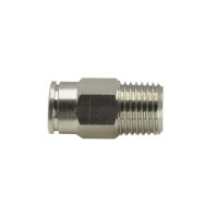 IQS gerade Steckverschraubung Gewinde R 3/8“ – R 1/2“ Material Edelstahl