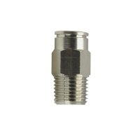 IQS gerade Steckverschraubung zylindrischem Gewinde M5 – G 1/2“ Edelstahl