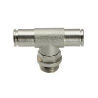 IQS T - Steckverschraubung T – Stück R 3/8“ – R 1/2“ Material Edelstahl