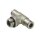 IQS T - Steckverschraubung T – Stück R 3/8“ – R 1/2“ Material Edelstahl