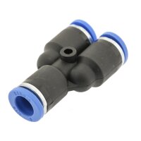 IQS Y – Steckverbindung (auch reduzierend), IQS-Standard Pneumatik Y-Verteiler