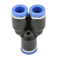 IQS Y – Steckverbindung (auch reduzierend), IQS-Standard Pneumatik Y-Verteiler