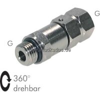 Schnell-Drehverschraubung G 1/ 2"(AG)-G 1/2"(IG)