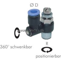 Drosselrückschlagventil R 1/2"  -10mm,...