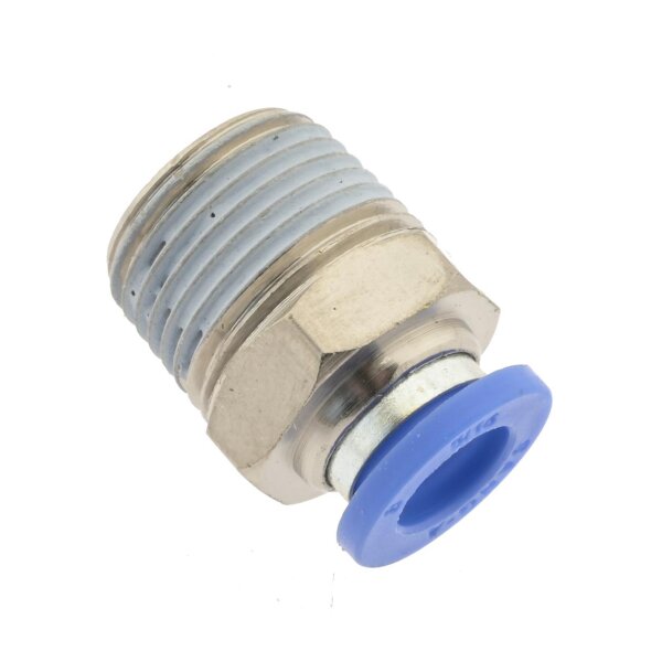 IQS gerade Steckverschraubung R 1/4"- 8mm, IQS-Standard Pneumatikverschraubung