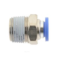IQS gerade Steckverschraubung R 1/4"- 8mm, IQS-Standard Pneumatikverschraubung