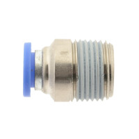 IQS gerade Steckverschraubung mit Außengewinde R 1/8" - 10 mm, IQS - Standard Innensechskant