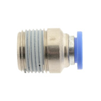 IQS gerade Steckverschraubung mit Außengewinde R 1/8" - 10 mm, IQS - Standard Innensechskant