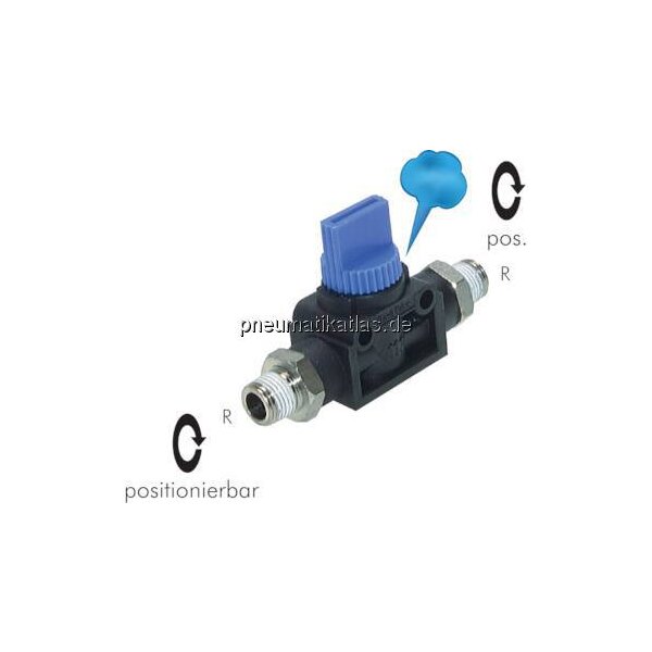 3/2-Wege-Absperrventil R 1/4", IQS-Standard