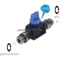 3/2-Wege-Absperrventil G 1/4", IQS-Standard