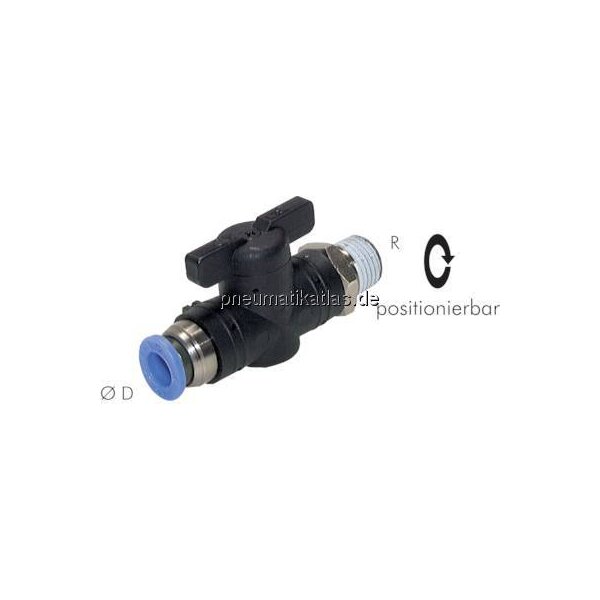Absperrhahn R 1/4"-12mm, IQS- Standard