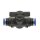 IQS Absperrhahn Steckanschluss beidsetig 6mm, IQS-Standard