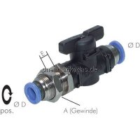 Schott-Absperrhahn 8mm, IQS- Standard