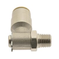IQS Hochdruck Winkel - Steckverschraubung R 1/8" - 6 mm positionierbar