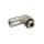 IQS Winkel - Steckanschluss positionierbar zylindrisches Gewinde G 1/8" - 8 mm Edelstahl
