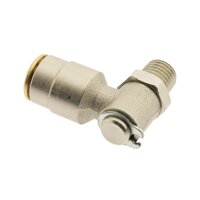 IQS Hochdruck Winkel - Steckverschraubung M 10 x 1 (konisch) - 6 mm positionierbar
