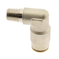 IQS Hochdruck Winkel - Steckverschraubung M 10 x 1 (konisch)-6 mm festestehend