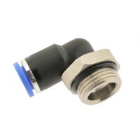 IQS L - Steckverbindung kurz zylindrischem Außengewinde M5 - 6 mm, IQS - Standard