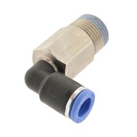 IQS Winkel-Steckverschraubung, lang R 1/4"-6mm, IQS-Standard Pneumatik L-Stück