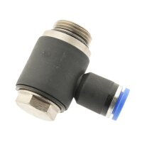 IQS - L Verschraubung Außensechskant zylindrisches Gewinde G 3/8" - 8 mm, IQS - Standard