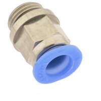 IQS Mini gerade Steckverschraubung M 5 - 4mm , IQS - Mini Pneumatikverschraubung