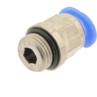 IQS Mini gerade Steckverschraubung M 5 - 4mm , IQS - Mini Pneumatikverschraubung