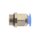IQS Mini gerade Steckverschraubung M 5 - 4mm , IQS - Mini Pneumatikverschraubung